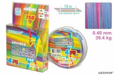 Плетенка German "Spider Multicolor x4" 150 м / 0.40 мм